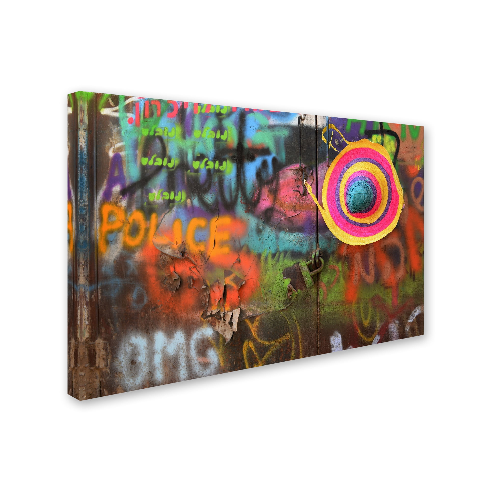 Izak Katz 'Street Colors' Canvas Art