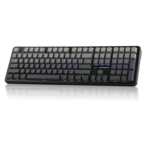 Teclado mecánico inalámbrico MechLands Aula F108 de 108 teclas