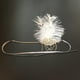 thumbnail image 4 of Diademas de de Graduación para Mujer Diadema de Cristal de Plumas de 20 - Hugo Mujer Headband, 4 of 10