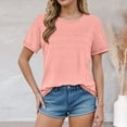 thumbnail image 5 of Kaprioy Womens Summer Tops Blouses for Women Short Sleeve Lace Tops Dressy Casual Tees, 5 of 6