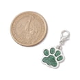 thumbnail image 3 of 10 set 6pcs 6 colors Dog Paw Print Alloy Enamel Pendant Decorations Alloy Clasps Charms for bag Ornaments Mixed color 31.5mm 1pc/color, 3 of 5