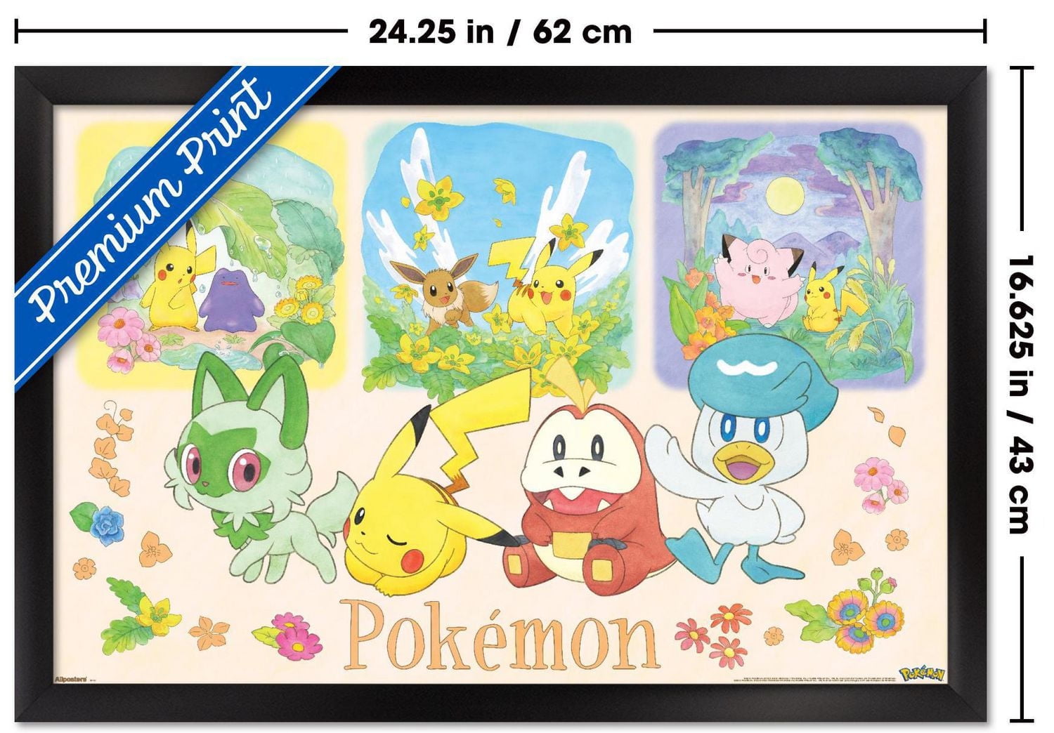 Pokémon: One Scene - Group Wall Poster