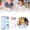 Blue, 35.43 × 9.84 in, variant on 3 in 1 Shuffleboard Curling Bowling Board Game Set with 35.43in Mat, 8 Curling Stones, 10 Bowling Pins, Fun Family Party Folding Tabletop Game, Easter Basket Stuffers Easter Decorations Easter Gifts