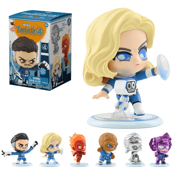 YuMe Fantastic Four Cosbi Bobble Head Collection Blind Box Collectible Figure, 1 Blind Box