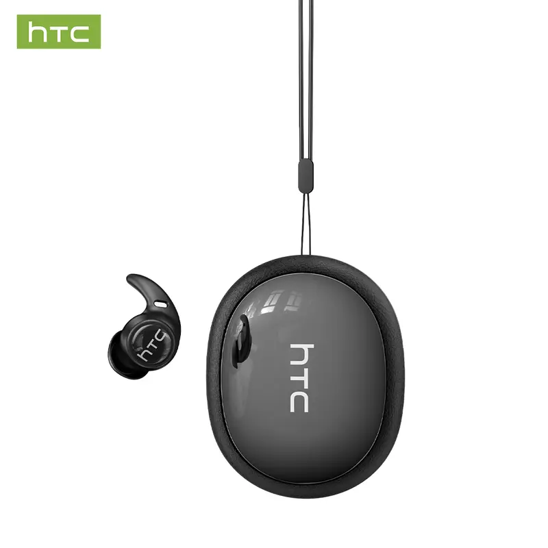 HTC NE76 Sleep Earbuds, Ultra Thin Bluetooth 6.0 Wireless Earbuds for Side Sleepers with AI Translation and Noise Reducing Design, Black