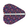 thumbnail image 5 of Yiaed Skull rainbow star mushroom Print Hair Cap with Button,Coral Fleece Hair Towel Wrap for Women Wet Hair,Quick Dry Turban for Wet Hair Long Thick Hair, 5 of 5