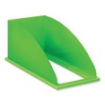 thumbnail image 2 of Mixx Recycling Center Lid, Topper Style, 9.87w x 19.87d x 0.62h, Green | Bundle of 2, 2 of 10