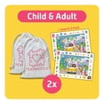 thumbnail image 5 of TEAMPUZZLE: Dreamworks Gabby’s Dollhouse - 194pc Puzzle, 2 Difficulty Level Sections, 19x13" City & Character Van Scene, Search & Find, Family-Kids 4+, 5 of 9