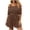 Coffee, variant on Jumpsuits for Women Casual Summer Rompers Fashion Solid-Color Plus Size Bare Shoulder Laces Pocket Short Jumpsuit