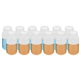 thumbnail image 1 of Unique Bargains 12 Pcs Bouteilles de Réactifs 250ml, Bouteilles Rondes à Grand Ouverture en PP avec Bouchon à Vis Blanc, 1 of 6