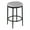 Gray, variant on HomePop 24.5" Modern Metal & Fabric Upholstered Counter Stool in Light Gray