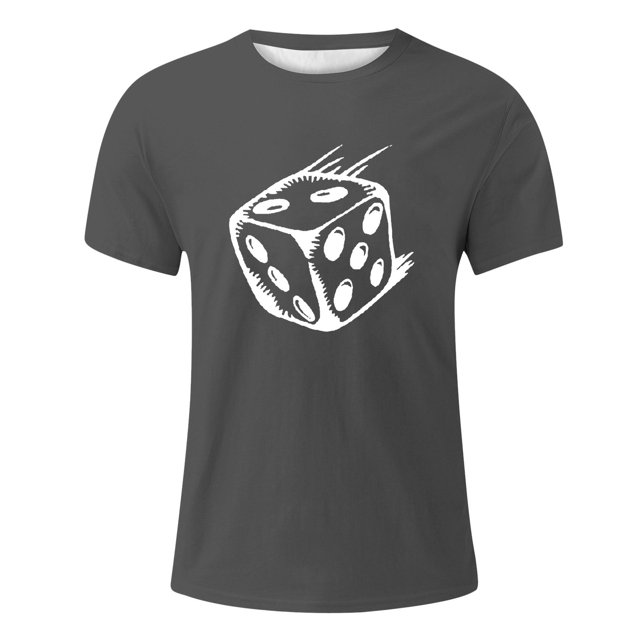 Huesdet T-Shirts Graphiques pour Hommes à Col Rond T-Shirts à Manches Courtes T-Shirts Décontractés d'Été Mode Urbaine (Gris, M)
