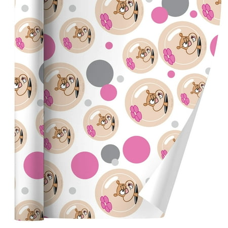 SpongeBob Sandy Wink Face Gift Wrap Wrapping Paper Roll