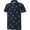 AB458 Dark Blue, variant on Bainana Boys Short Sleeve Shirts Tree Print Breathable Button Tops Big Kids Summer Shirts