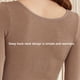 thumbnail image 2 of Minnieouse Ropa térmica de fibra acrílica para mujer, ropa interior de invierno de manga larga con cuello en V y encaje de Color sólido a la moda conjuntos de ropa Pantalón Azul Verde Minnieouse AP013761-04, 2 of 6