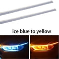 thumbnail image 1 of 2 Piezas/Lote LED DRL Coche Luz De Circulación Diurna Flexible Impermeable Tira Auto Faros Blancos Señal De Giro Luces De Flujo De Freno 12V huangjie unisex, 1 of 2