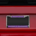 thumbnail image 3 of Mount Union Purple Raiders Chrome Metal Laser Cut License Plate Frame - Set of 2 Frames, 3 of 6