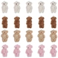 thumbnail image 2 of 20pcs mini osos peluche juguetes peluche ositos rellenos con llavero accesorios de bricolaje, 2 of 6