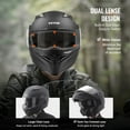thumbnail image 4 of Casco de moto sin máscara VEVOR Casco de motocross con ranura para Bluetooth, 4 of 9
