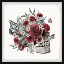 Marmont Hill Poppies and Peonies Framed Painting Print