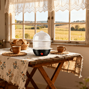 Electric Egg Cooker Boiler Maker Soft,Medium or Hard Boil,14 Egg Capacity Two Layer Egg Maker,Egg Steamer,With Automatic Shut Off,Noise Free