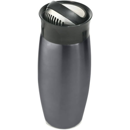 Houdini W2714 24 oz Flip-top Cocktail Shaker, Gunmetal Grey