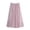Pink, variant on CAIXIA Midi Skirts for Women Plus Size Casual Hawaiian Soft & Breathable Women's Flowy Handkerchief Hemline Midi Skirt