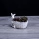 thumbnail image 4 of Maceta para suculentas con forma de conejo, maceta de cerámica para cactus., 4 of 4