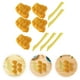 thumbnail image 3 of ColoMX 1 conjunto de nuggets de pollo con papas fritas simuladas accesorios de nuggets de pollo pequeños modelos, 3 of 7