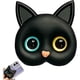 thumbnail image 4 of Phone Grip Holder, 3D Cute Kitten Phone Holder with Mini Mirror, 2 in 1 Phone Rings Holder, Grip Folding Bracket, Finger Smartphone Grip Stand for Cellphones, Smartphones, and Tablets, 4 of 5