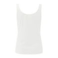 thumbnail image 5 of Sngxgn Womens Tank Top Camisoles with Cotton Design - Trimmed with Flower Lace on Neckline(White,S), 5 of 5