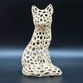 thumbnail image 4 of Clever Contraption Voronoi Fox Figurine – Geometric Animal Sculpture, PLA Home Decor, 4 of 9
