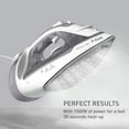 thumbnail image 2 of Virtuo Steam Iron for Clothes with Retractable Cord, 1500 , Grey, 2 of 7