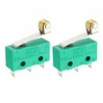 thumbnail image 4 of 5x Roller Limit Switch Lever Hinge Micro SPDT AC 125V/250V DC 12V Small Green, 4 of 9