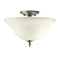 thumbnail image 2 of Forte Lighting 2241-02 2 Light 13" Wide Semi-Flush Bowl Ceiling Fixture - Nickel, 2 of 2