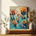 thumbnail image 6 of Summer Pool Party Canvas Print Wall Art for Living Room Bedroom Bathroom Kitchen Office Hotel Spa Decor, 6 of 8