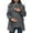 Dark Gray, variant on Hooded Coat for Women Pregnant Womens Three in One Winter CoatTthick Quilted Warm Hooded Down Jacket with Pockets