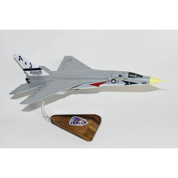 RVAH-6 Fleurs (1972) RA-5c Vigilante Model, 1/50th (18") Scale, Mahogany, Navy, North American