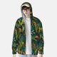 thumbnail image 2 of Fotbe Jungle Leopard Yellow Chaqueta con Protección Solar UPF 50+ para Hombre y Mujer, Camisa con Capucha y Bolsillos-Large, 2 of 7