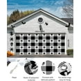 thumbnail image 2 of Halloween Garage Door Banner Cover 6 x 13 ft, Halloween Skull in Black White Plaid Halloween Garage Door Decorations Holiday Halloween Backdrop Decor for Winter New Year Halloween Party, 2 of 6
