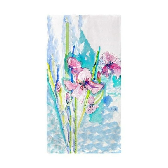 Betsy Drake BT1017 Pink Iris Beach Towel