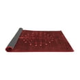 thumbnail image 2 of Ahgly Company Indoor Square Abstract Red Contemporary Area Rugs, 6' Square, 2 of 4