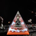 thumbnail image 1 of Artesanías De Cristal Artesanías De Cristal Pirámide De Cristal Natural, Energía Curativa, Meditación, Hogar, Oficina, Decoración (F), 1 of 3