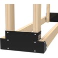 thumbnail image 1 of Support de Rangement en Bois Personnalisé Robuste pour Cheminée Ou Cheminée, 1 of 4