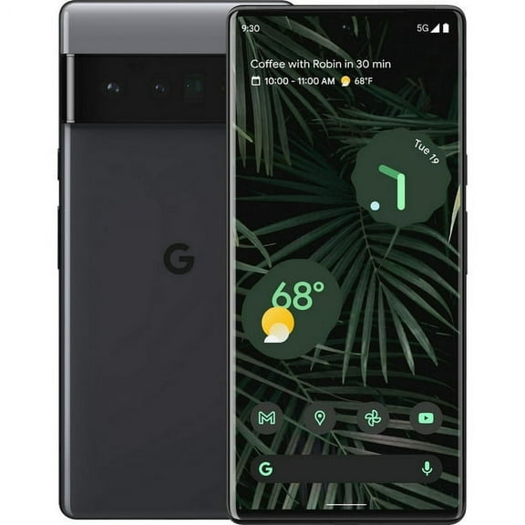 Restored Google Pixel 6 Pro 128GB Factory Unlocked (Stormy Black) 6.7in. Smartphone (Refurbished)