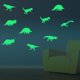 thumbnail image 1 of Calcomanía luminosa de dinosaurios Ehuebsd que brillan en la oscuridad para habitación de niños 9 Uds., 1 of 7