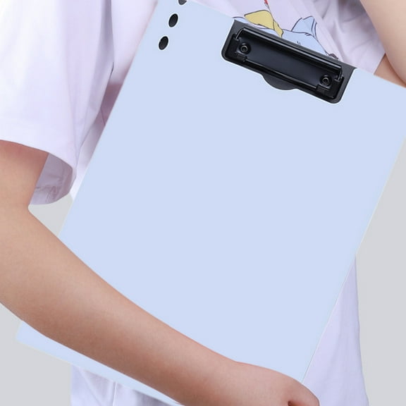 Clearance Under $5!Yyuenw Clipboard with Storage, Multi-Functional A4 Student Folder With Exam Mat, Clear Visible Top Panel Storage Clipboards,Side Opening Clip Boards - Ideal For School Office Use