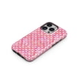 thumbnail image 3 of DesignSkinz Scratch-Resistant Hard Slim Case Compatible with iPhone 16 (Compatible with MagSafe) - White Polka Dots over Pink Watercolor, 3 of 9