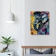 thumbnail image 4 of Nawypu Set of 3 African American Canvas Wall Art, Black King and Queen Art Sexy Lover Paintings for Wall, Egyptian Crown Framed Poster Drawing for Master Bedroom Living Room Decor Ready to Hang, 4 of 5