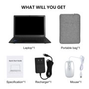 Portable Mini 10.1inch Education Laptop Computer, Windows11 Netbook, Intel Celeron N4000 CPU 8GB RAM 250GB SSD HD IPS Screen, Laptop Computer for Learning, Office Work